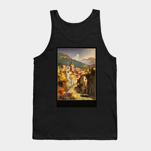 Vintage Travel Poster of the Italy Tank Top by xephanghagngay